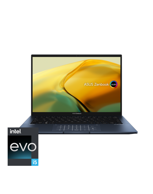 ASUS ZenBook 14 OLED Q409ZA-EVO.I5256BL Core i5 12Gen 8GB RAM 256GB NVMe WQHD